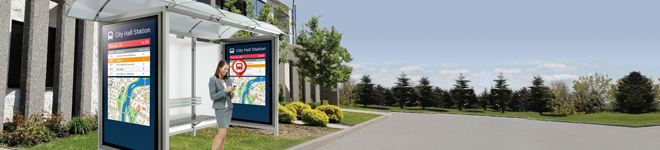 In-transit Passenger Information Display System Maximizes Convenience