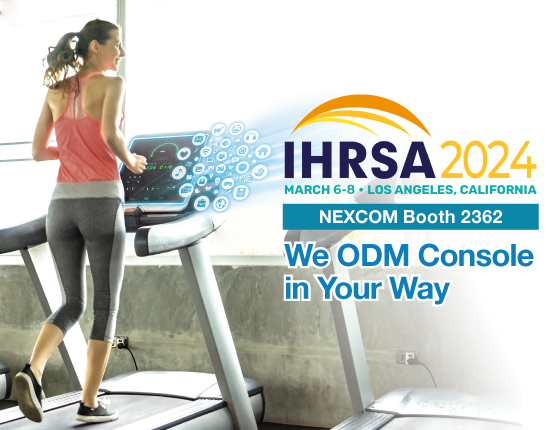 NEXCOM, ODM Console in Your Way Experience the Touching at IHRSA 2024