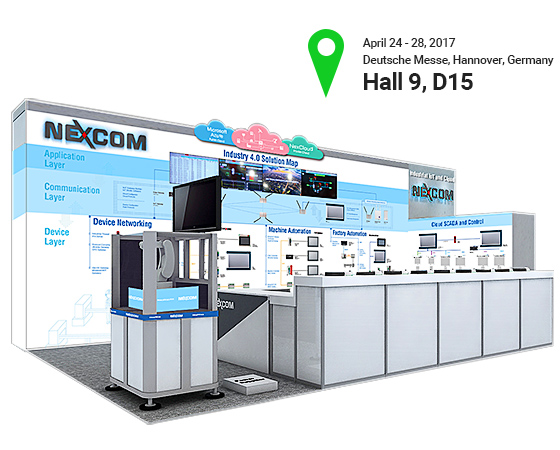 Discover How NEXCOM Implements A Complete Industry 4.0 Solution at 2017 Hannover Messe