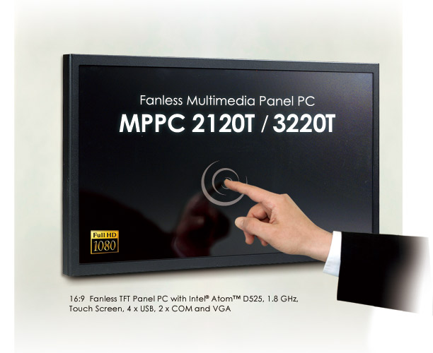 Fanless Pannel PC - MPPC 210T/3220T