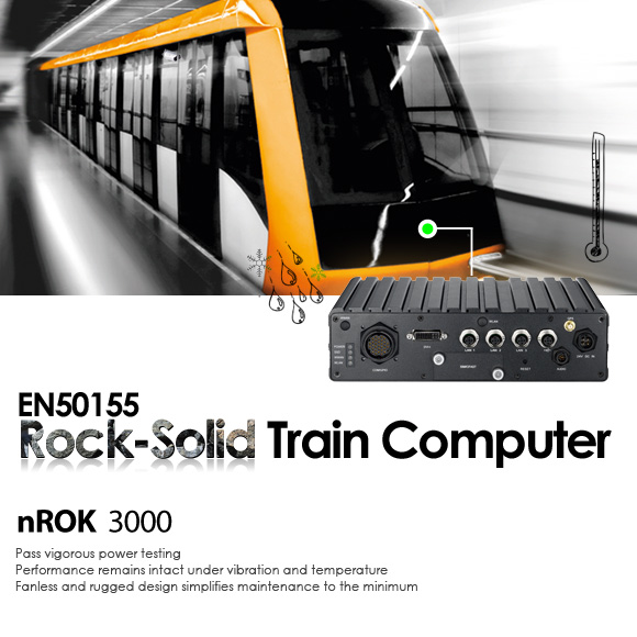 EN50155 Transportation Computer Keeps Trains under Control