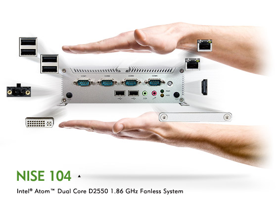 Small NISE 104 Fanless Industrial Controller Shows Enormous Functions