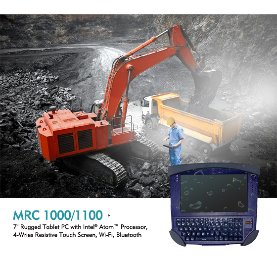 Rugged Tablet MRC 1000/1100 Toughens up for Industrial Rigors