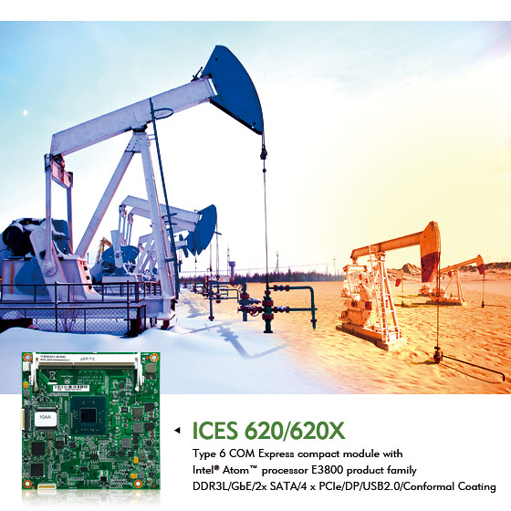 T6 COM Express ICES 620 Series with -40~85°C Supports Miniaturizes Intelligent Systems