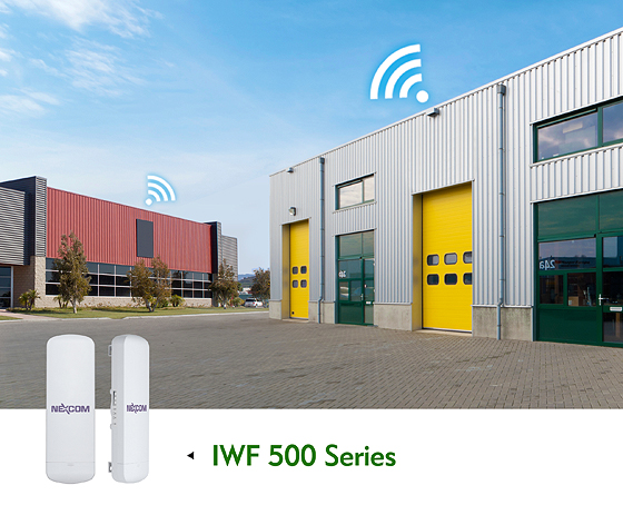 Unbeatable Cost-Effective Industrial Wi-Fi IWF 500 Supports P2P/P2mP for Semi-outdoor Applications