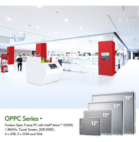 NEXCOM Open Frame Panel PC Offers Flexibility yet Reliability to Customized Applications