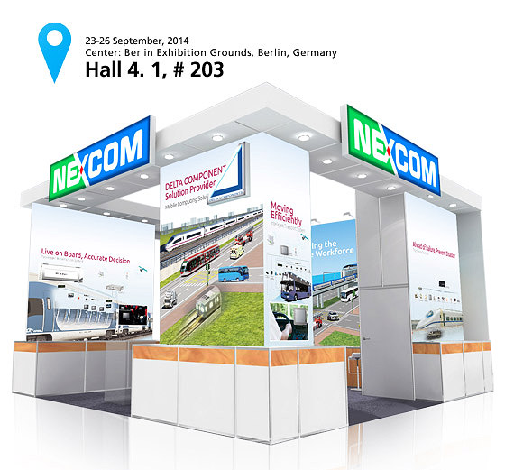 NEXCOM to Showcase Advanced Transportation Computer Technology at InnoTrans 2014