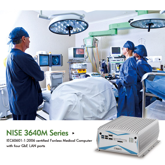 IEC 60601-1 Certified Fanless Medical Computer Facilitates Co-diagnostics in ORs