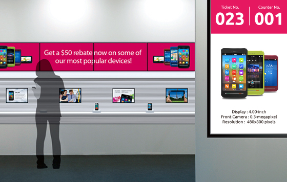 NEXCOM's Digital Signage Players Enrich Shopping and Queuing Experience in Hungarian Telcos