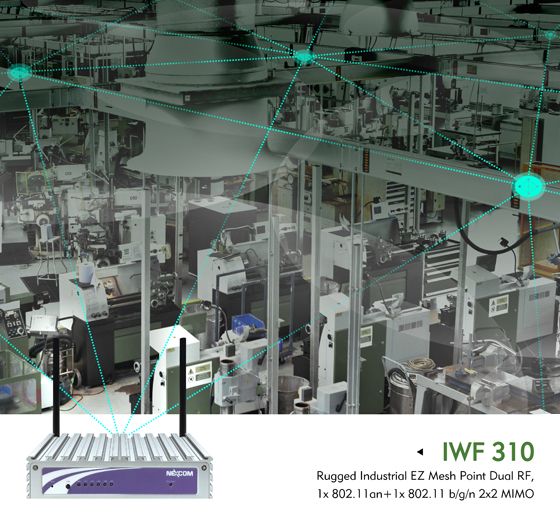 IWF 310 Builds The Road to Industry 4.0 with A Trustworthy Industrial Wi-Fi Mesh Network