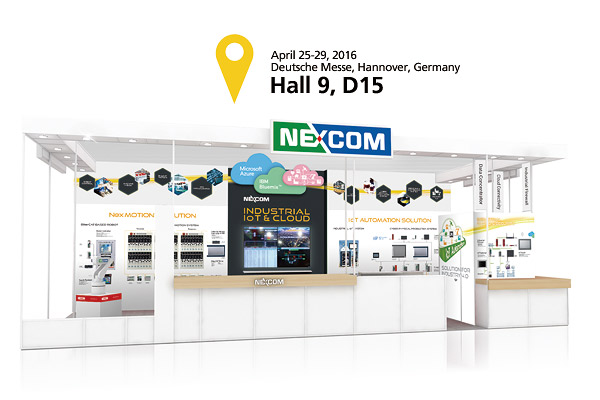 Explore NEXCOM's Industry 4.0-based Solutions Transforming the Future of Manufacturing at 2016 Hannover Messe