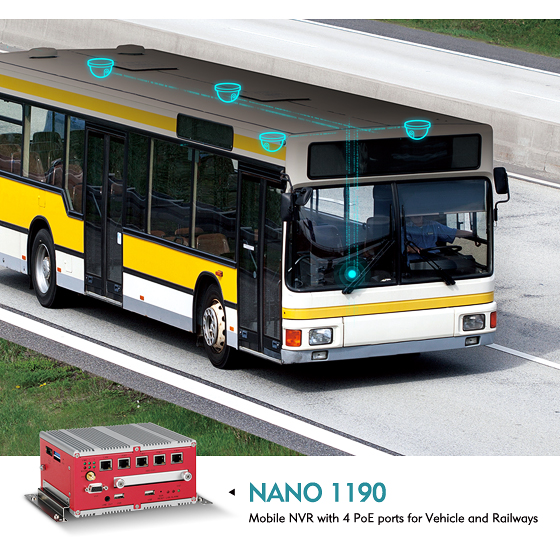 Mobile NVR NANO 1190 Constitutes a Ready-to-Use Monitoring Solution for Vehicles and Railways