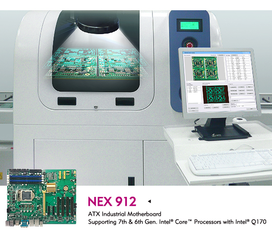 NEXCOM's NEX 912 Industrial Motherboard Gives Rise to Machine Vision Applications