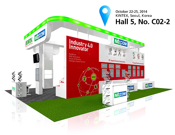 Explore NEXCOM’s Smart Factory Blueprint Based on Industry 4.0 at Korea Robot World 2014.