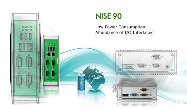 Fanless DIN-Rail Computer NISE 90 Targeted at Industrial Automation Market