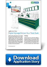 Digital Signage Entices Your Taste Buds