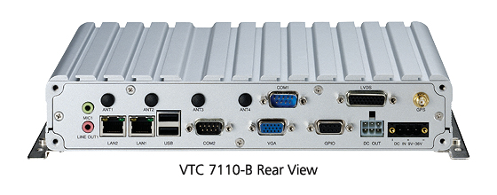 Vehicle Terminals - VTC 7110-B rear view