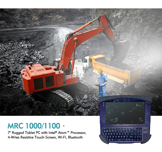 Rugged Tablet MRC 1000/1100 Toughens up for Industrial Rigors