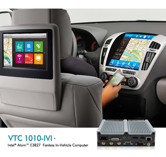 NEXCOM-In-vehicle Computer VTC 1010-IVI Supports Tizen IVI, Connecting Vehicles Now