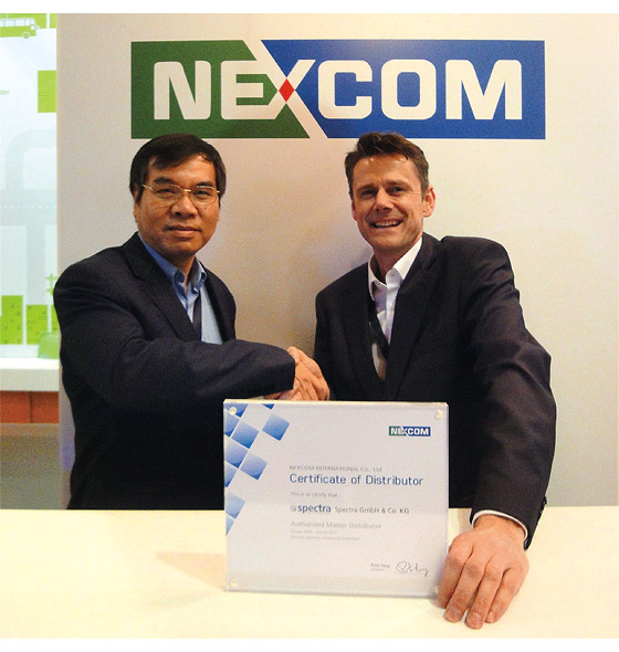 NEXCOM and Spectra Sign Master Distribution Agreement 