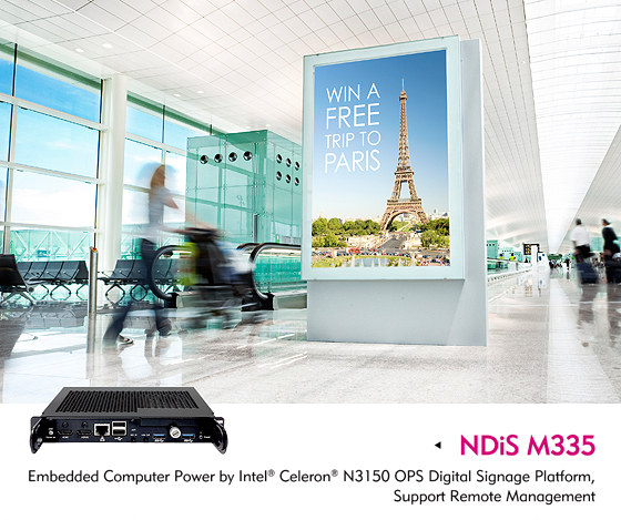 NEXCOM’s Latest 4K OPS Media Player Increases Engagement at Airports, Enterprises, and Schools