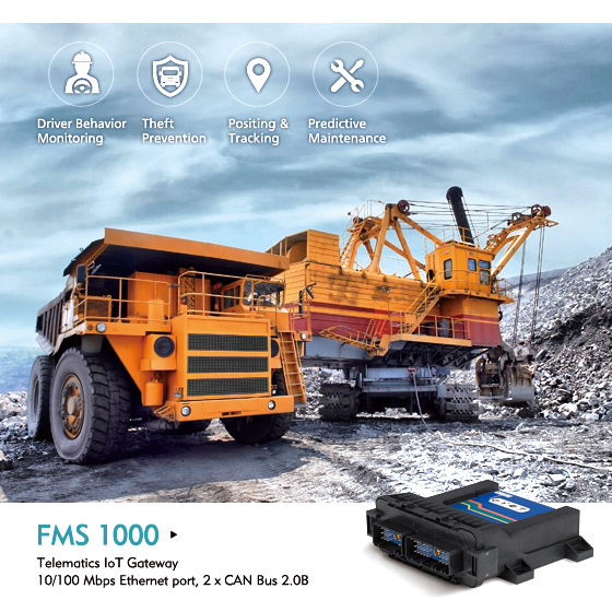 NEXCOM Telematics Gateway Keeps Off-road Operation on the Right Track