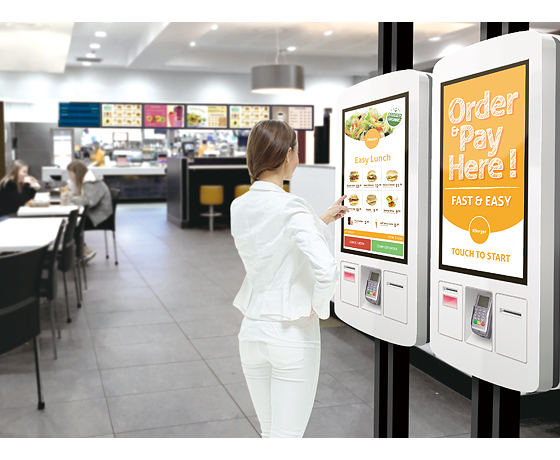 NEXCOM Digital Signage Player Automates QSR Dining Experience with Self-Service Integration