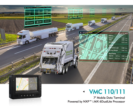 Vehicle Mount Computer VMC 110 Sharpens Operations and Safety in Commodities Transport