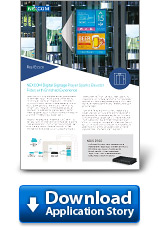 NEXCOM Digital Signage Player Sparks Elevator Rides with Enriched Experience