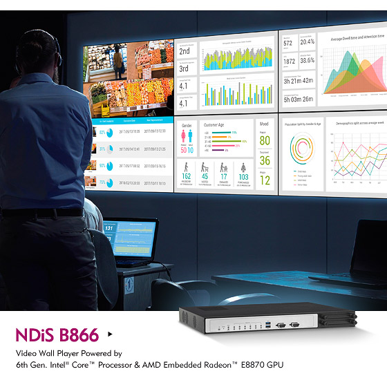NDiS B866 Six-Packs A Visual Punch to Build Video Walls on Budget