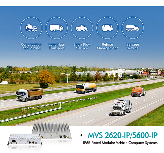 NEXCOM-IP65-Rated Modular Vehicle Computer Systems Quickly Adapt to Specialized Trucks