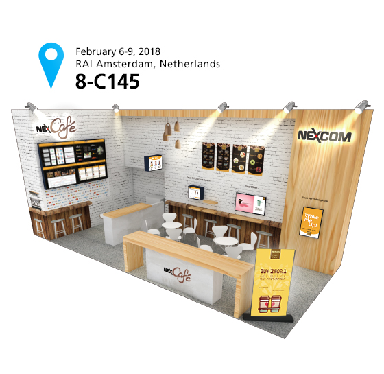 NEXCOM Brings A Taste of Future Smart Retail to ISE 2018