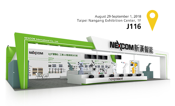NEXCOM Present the Most Innovative Industry 4.0 Solutions at TAIROS 2018 