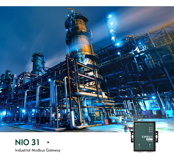 The NIO 31 is the Gateway to Both Serial and Modbus Data Support 