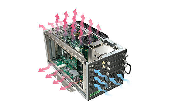 Figure 2. Fan system air flow diagram.