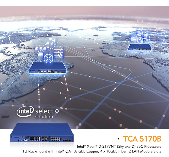 NEXCOM's TCA 5170B Verified as an Intel® Select Solution for uCPE with CentOS