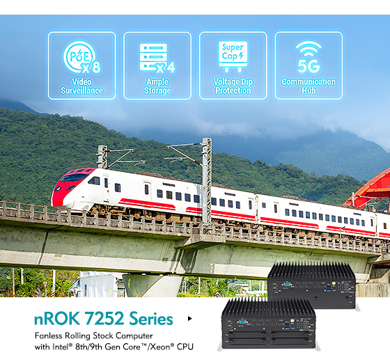 NEXCOM-More, More, More! Meet the nROK 7252 Railway Computer