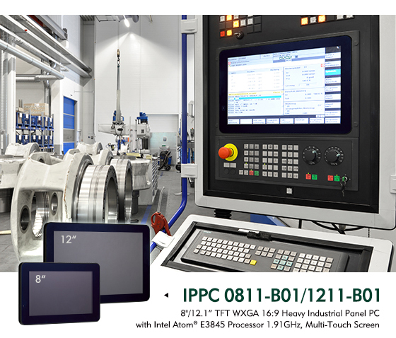 It’s all in the Family: Introducing the IPPC 0811/1201-B01 Industrial Panel PCs