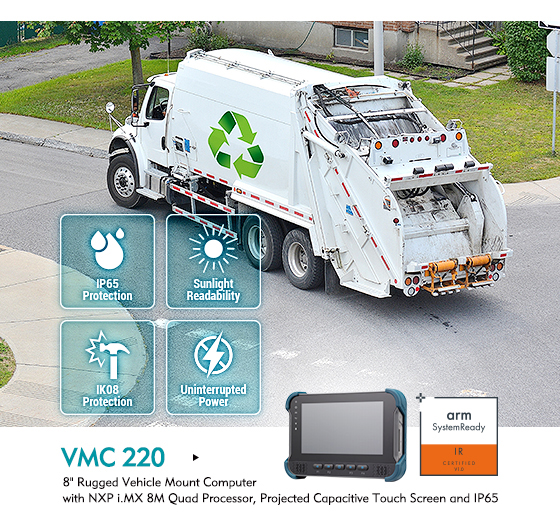 VMC 220 — The Ideal Rugged Vehicle Mount Computer 