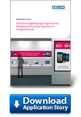 NEXCOM’s Digital Signage Players Enrich Shopping and Queuing Experience in Hungarian Telcos