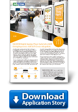 NEXCOM Digital Signage Player Automates QSR Dining Experience with Self-Service Integration